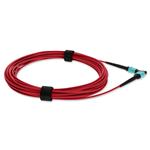 Picture of 4m MPO/UPC to MPO/UPC Red OM4 OFNP (Plenum-Rated) 12-Strand TAA Fiber Patch Cable