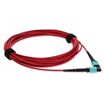 Picture of 4m MPO/UPC to MPO/UPC Red OM4 OFNP (Plenum-Rated) 12-Strand TAA Fiber Patch Cable