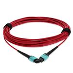 Picture of 4m MPO/UPC to MPO/UPC Red OM4 OFNP (Plenum-Rated) 12-Strand TAA Fiber Patch Cable