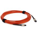 Picture of 8m MPO/UPC to MPO/UPC Orange OM1 OFNR (Riser-Rated) 12-Strand Fiber Patch Cable