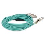 Picture of Cisco® to HP® Compatible TAA 100GBase-AOC QSFP28 to 4xSFP28 Active Optical Cable (850nm, MMF, 20m)