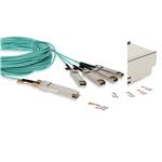 Picture of Cisco® to HP® Compatible TAA 100GBase-AOC QSFP28 to 4xSFP28 Active Optical Cable (850nm, MMF, 25m)