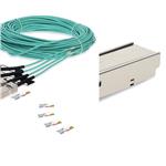 Picture of Cisco® to HP® Compatible TAA 100GBase-AOC QSFP28 to 4xSFP28 Active Optical Cable (850nm, MMF, 30m)