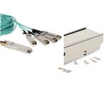 Picture of Cisco® to HP® Compatible TAA 100GBase-AOC QSFP28 to 4xSFP28 Active Optical Cable (850nm, MMF, 30m)