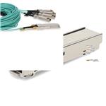 Picture of Cisco QSFP-4SFP25G-AOC20M to Mellanox MFA2P10-A020 Compatible TAA Compliant 100GBase-AOC QSFP28 to 4xSFP28 Active Optical Cable (850nm, MMF, 20m)