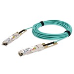 Picture of Dell® to Mellanox® MFA1A00-E00A Compatible TAA 100GBase-AOC QSFP28 Active Optical Cable (850nm, MMF, 0.5m)