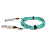 Picture of Dell® AOC-Q28-100G-1M to Mellanox® MFA1A00-E001 Compatible TAA Compliant 100GBase-AOC QSFP28 to QSFP28 Direct Attach Cable (850nm, MMF, 1m)