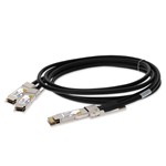 Picture of Cisco® QDD-400-CU3M to Mellanox® MCP1650-H003E26 Compatible TAA 400GBase-CU QSFP-DD to 2xQSFP56 Direct Attach Cable (Passive Twinax, 3m)