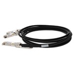 Picture of Cisco® QDD-400-CU3M to Mellanox® MCP1650-H003E26 Compatible TAA 400GBase-CU QSFP-DD to 2xQSFP56 Direct Attach Cable (Passive Twinax, 3m)