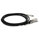 Picture of Cisco® QDD-400-CU3M to Mellanox® MCP1650-H003E26 Compatible TAA 400GBase-CU QSFP-DD to 2xQSFP56 Direct Attach Cable (Passive Twinax, 3m)