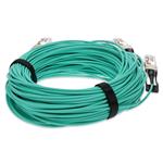 Picture of Cisco® to Mellanox® Compatible TAA 400GBase-AOC QSFP-DD 400G to 4xQSFP56 100G PAM-4 Active Optical Cable (850nm, MMF, 1.5m)
