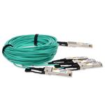 Picture of Cisco® to Mellanox® Compatible TAA 400GBase-AOC QSFP-DD 400G to 4xQSFP56 100G PAM-4 Active Optical Cable (850nm, MMF, 1.5m)