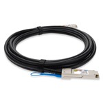 Picture of HP® JG328A to Palo Alto Networks® PAN-QSFP-DAC-5M Compatible TAA Compliant 40GBase-CU QSFP+ to QSFP+ Direct Attach Cable (Passive Twinax, 5m)