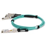 Picture of Juniper Networks® to Mellanox® Compatible TAA 40GBase-AOC QSFP+ to 4xSFP+ Direct Attach Cable (850nm, MMF, 2m)