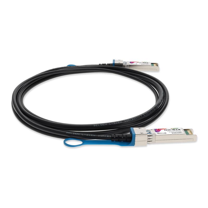 Picture of Arista Networks® CAB-SFP-SFP-1M to Extreme Networks® 10304 Compatible TAA 10GBase-CU SFP+ to SFP+ Direct Attach Cable (Passive Twinax, 1m)