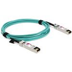 Picture of Brocade® (Formerly) 10GE-SFPP-AOC-1501 to Dell® AOC-SFP-10G-15M Compatible TAA Compliant 10GBase-AOC SFP+ to SFP+ Active Optical Cable (850nm, MMF, 15m)