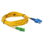Picture of 1.5m SC to ALC Yellow OS2 Duplex OFNR (Riser-Rated) SMF Fiber Patch Cable