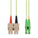 Picture of 5m SC to ALC Lime Green OM5 Duplex OFNR (Riser-Rated) Fiber Patch Cable