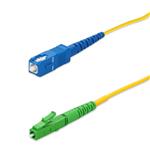 Picture of 8m SC to ALC Yellow OS2 Simplex LSZH SMF Fiber Patch Cable