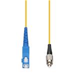 Picture of 0.5m SC to FC Yellow OS2 Simplex OFNP (Plenum-Rated) SMF Fiber Patch Cable