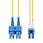 Picture of 1.5m SC to LC Yellow OS2 Duplex LSZH SMF Fiber Patch Cable