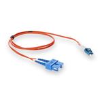 Picture of 10m SC to LC Orange OS2 Duplex OFNR (Riser-Rated) SMF Fiber Patch Cable