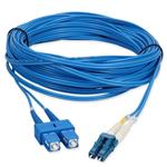 Picture of 12m SC to LC Blue OS2 Duplex OFNR (Riser-Rated) SMF Fiber Patch Cable