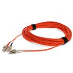 Picture of 15m SC to LC Orange OM2 Duplex OFNR (Riser-Rated) Fiber Patch Cable