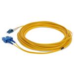 Picture of 18m SC to LC Yellow OS2 Duplex OFNR (Riser-Rated) TAA SMF Fiber Patch Cable