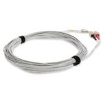 Picture of 1m SC to LC Gray OM4 Duplex OFNR (Riser-Rated) Fiber Patch Cable