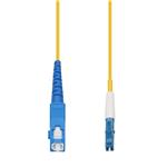Picture of 1m SC to LC Yellow OS2 Simplex OFNR (Riser-Rated) SMF Fiber Patch Cable
