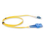 Picture of 2.5m SC to LC Yellow OS2 Duplex OFNR (Riser-Rated) SMF Fiber Patch Cable