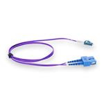 Picture of 2m SC to LC Purple OS2 Duplex OFNR (Riser-Rated) SMF Fiber Patch Cable