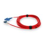 Picture of 2m SC to LC Red OS2 Duplex OFNP (Plenum-Rated) TAA SMF Fiber Patch Cable