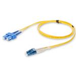 Picture of 3.5m SC to LC Yellow OS2 Duplex OFNR (Riser-Rated) SMF Fiber Patch Cable
