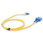 Picture of 3.5m SC to LC Yellow OS2 Duplex OFNR (Riser-Rated) SMF Fiber Patch Cable
