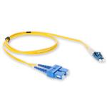 Picture of 3.5m SC to LC Yellow OS2 Duplex OFNR (Riser-Rated) SMF Fiber Patch Cable