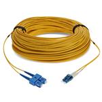 Picture of 55m SC to LC Yellow OS2 Duplex OFNR (Riser-Rated) SMF Fiber Patch Cable