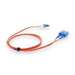 Picture of 5m SC to LC Orange OS2 Duplex OFNR (Riser-Rated) SMF Fiber Patch Cable