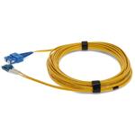 Picture of 5m SC to LC Yellow OS2 Duplex OFNP (Plenum-Rated) SMF Fiber Patch Cable