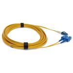 Picture of 5m SC to LC Yellow OS2 Duplex OFNP (Plenum-Rated) SMF Fiber Patch Cable