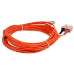 Picture of 9m SC to LC Orange OM1 Duplex OFNR (Riser-Rated) MMF Fiber Patch Cable