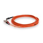 Picture of 4m SC to MT-RJ Orange OM4 Duplex OFNR (Riser-Rated) Fiber Patch Cable