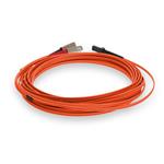 Picture of 4m SC to MT-RJ Orange OM4 Duplex OFNR (Riser-Rated) Fiber Patch Cable