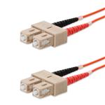 Picture of 80m SC to SC Orange OM2 Duplex OFNR (Riser-Rated) Fiber Patch Cable