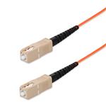Picture of 80m SC to SC Orange OM2 Simplex OFNP (Plenum-Rated) Fiber Patch Cable