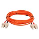 Picture of 8m SC to SC Orange OM1 Duplex OFNR (Riser-Rated) MMF Fiber Patch Cable