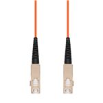 Picture of 9m SC to SC Orange OM2 Simplex OFNP (Plenum-Rated) Fiber Patch Cable