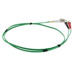 Picture of 1m ST to LC Green OM1 Duplex OFNR (Riser-Rated) TAA MMF Fiber Patch Cable