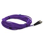 Picture of 2m ST to LC Purple OS2 Duplex OFNR (Riser-Rated) SMF Fiber Patch Cable